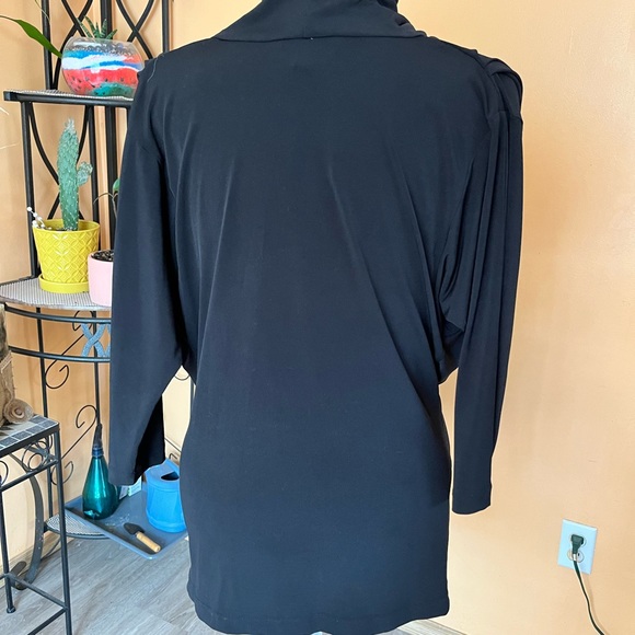 Cow neck top. Size M- Xl. stretch fabric. - Picture 2 of 2